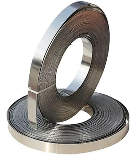 Foglio Di Lamiera Metallica, Lamiera Di Acciaio Inossidabile, Rotolo Di Foglio Di Alluminio Sottile Adatto For Costruzioni, Ascensori, Lunghezza 5000 Mm / Larghezza 150 Mm / Spessore 0,1 Mm (Colore: L