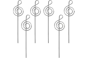 LMYZCBZL Porte Photo, 6 Pcs Mémo Clips en Métal, Porte-Cartes, Support Porte Photo, Papier Note Affichage Porte, pour Mariage, Fête, Photo, Décorations de Gâteaux