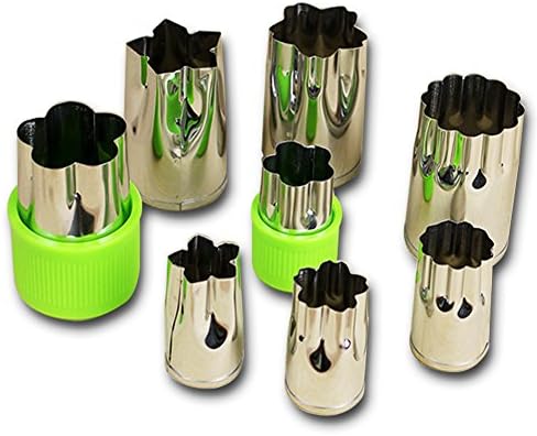 Fruit Cutter Mold &amp; Fruit and Vegetable Printing Mold - Fruit shape design,Stainless steel 8 sets