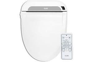 R FLORY FDB608 Asiento de Bidé Inteligente con Calefacción, Limpieza con Agua Tibia, inodoro con chorro de agua para wc (Normal-EU)