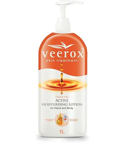 Veerox Active Moisturising Lotion with Tissue Oil 1 Liter : Amazon