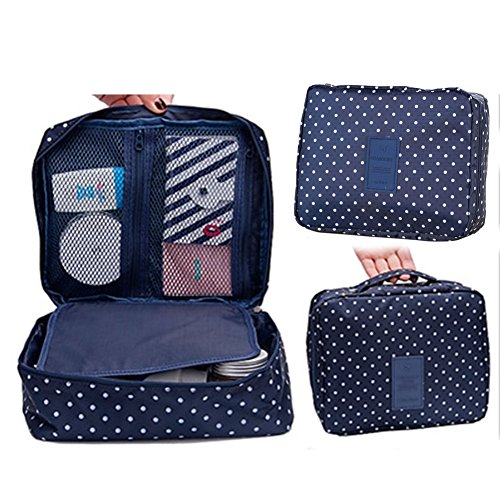 Yiuswoy Damen Tragbare Speicher Wasserdicht Reisen Kosmetiktasche und Kulturbeutel Kulturtasche - 2