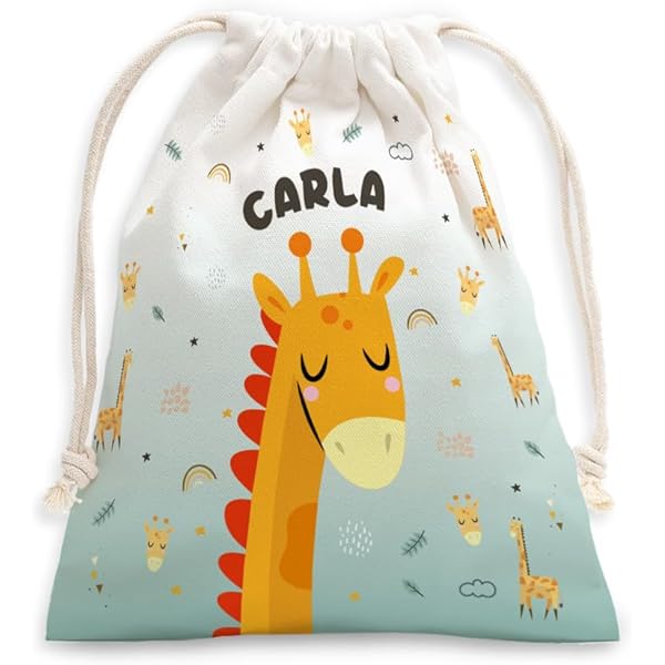 Guardería Mochila Tela Merienda Saquitos De Tela Bolsa Merienda