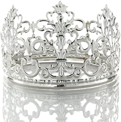 Vintage Mini Princess Crown Cake Topper Baby Shower Birthday Party Wedding Decoration