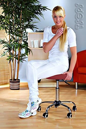 Massage Beauty Therapy Gas Stool Height Adjustable - RED