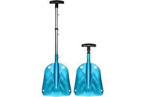 SkinStar Pala da neve in alluminio, 3 pezzi, blu