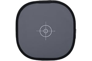 LAZMIN 18% Grau-Weißabgleich-Karte für Fotografen, 30 cm Faltbare Weißabgleich-Fokusplatte mit Verformung und Taschenfotografie-Zubehör für Fotografen/Bastler