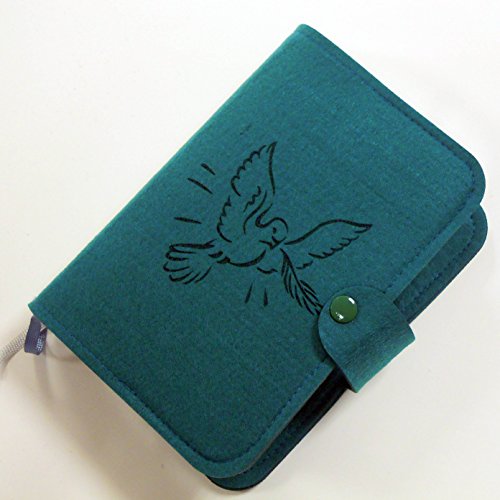 Preisvergleich Produktbild Farbklecks Collection - Gotteslobhülle smaragd - Motiv 2 - personalisierbar mit Namen - Gotteslob Buchhülle - Gotteslobumschlag