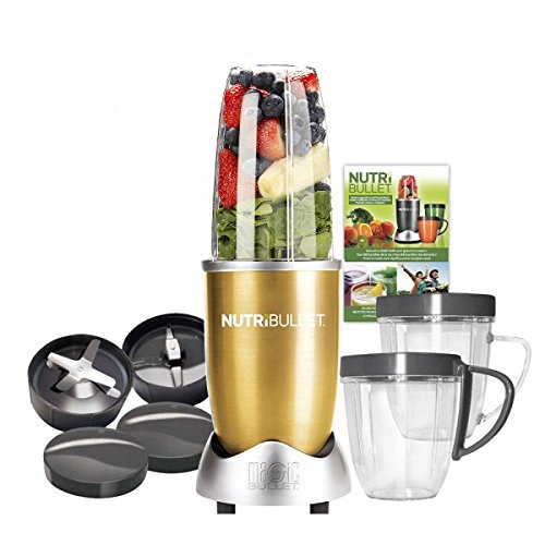 NutriBullet Extraktor Basis-Set 600W 12teilig gold