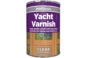 YSAMAX Yatch Varnish Clear Gloss Finish, Long Lasting Protection, Quick Drying Formula, Ideal for Both Indoor and Outdoor Applications, 300ML, (1PCS)