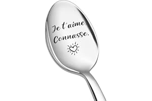 GUQQEUC Cuillère Cadeaux pour Amie Femmes Idées Cadeaux Anniversaire Petite Amie Cadeau Noël Petite Amie Cadeau Couple pour Femme Cadeau Anniversaire Copine Cadeau Noel Compagne Cadeau Mariage Fiancée