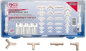 125-teiliges Schlauchverbinder Set - Gerade Und Reduzierstücke Für Auto Reparaturen
