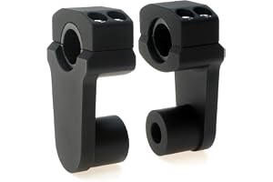 APE RACING Svängbar styre höjare 2 tum höjd stigning – billet aluminium universella motorcykelbarklämmor för 7/8 tum och 1-1
