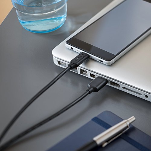 Varta Speed USB Typ C Lade- & Datenkabel für USB Typ C kompatibel mit Geräten wie Macbook 12“ (2015) & Pro, Samsung Galaxy, Google Nexus 5X/ 6P, OnePlus 2/ 3, Lumia 950 / 950XL, Huawei P9 & Zen Pad 8.0, Sony Xperia XZ – Schnellladekabel Synchronisationskabel USB Type C Kabel – 1m Länge – Schwarz - 6