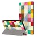 Produktbild samLIKE Tablet hülle,Slim Folding Stand Case Cover with Car Wake/Sleep for Amazon Kindle Fire HD10 2017 (I)
