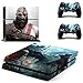 Produktbild THTB Playstation 4 + 2 Controller Aufkleber Schutzfolie Set - God of War (5) /PS4