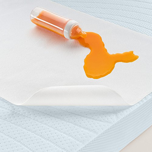 ALVI - Wasserdichte Betteinlage / Matratzenauflage - 50 x 70 cm - Schadstoffgeprüft nach Öko-Tex Standard 100 - beidseitig 100% Baumwolle mit innenliegendem, atmungsaktivem PU-Nässeschutz