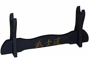 DerShogun Schwertständer mit Bushido Schriftzeichen für 1 Schwert