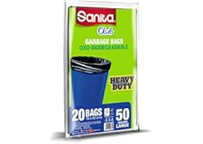 Sanita Club Garbage Bags 50 Gallons 20 Bags