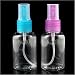 3 x 50ML Plastic Transparent Small Spray Bottle Empty