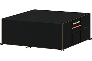 HEIMUNI Abdeckung für Gartenmöbel 180x90x80cm Wasserdicht Abdeckplane Schutzhülle Winterfest Schutzhülle Gartenmöbel Anti-UV 420D Oxford Gewebe Gartentisch Abdeckplane für Terrassenmöbel Lounge Sofa