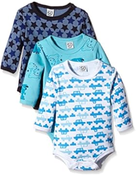 Care Baby - Jungen Langarm-Body im 3er Pack