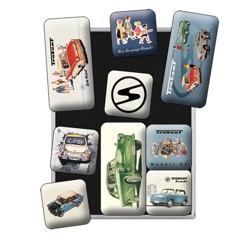 Nostalgic-Art 83008 Trabant, Magnet-Set, 9-teilig - 2