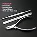 Toenail Clippers, ROSENICE Nail Clippers for Thick Ingrown Toenails Stainless Steel 3pcs