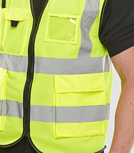 Arbeitsweste Executive, für bessere Sichtbarkeit, 3XL, Gelb – Saturn Yellow, 1 - 3