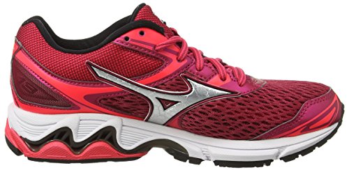 Mizuno Damen Wave Inspire 13 (W) Laufschuhe, Rot - 6