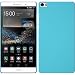 Produktbild PhoneNatic Case für Huawei P8max Hülle hellblau gummiert Hard-case + 2 Schutzfolien