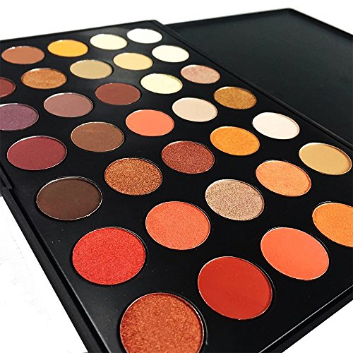 DE'LANCI Professionelle 35 Farben Lidschatten Palette Wasserdichte Verfassungs Augenschminke Kit O