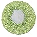JODA Green and White Flower Shower Cap