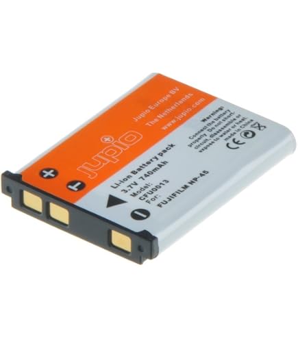 2 Batteries EXTENSILO Pour Fujifilm NP-45/NP-45A - 700mAh Li-ion