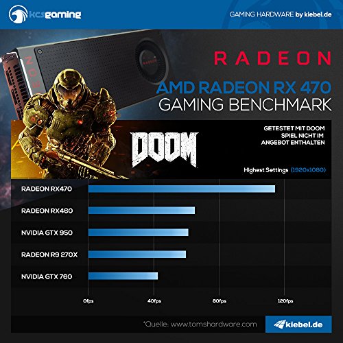 Kiebel [184357] Gamer-PC – AMD FX-6300 6×3,5GHz, 8GB, 1TB, Radeon RX 470 4GB GDDR5, DVD, Gigabyte, Sound, LAN, 500W - 2