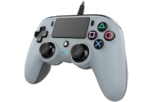 Nacon Manette filaire Compact Controller grise pour PS4 compatible PC