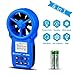 Price comparison product image Holdpeak 866A Digital Anemometer - Wind Speed Meter Measures Wind Speed + Temperature + Wind flow with Data Hold & USB - The Most Accurate Anemometer Available! (Blue)(CE,ISO,ROHS,GMC)