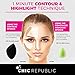 Beauty Makeup Blender Sponges - Set of 3 including Mini Sponge to Blend Conceal Contour and Highlight - Flawless Makeup Application - Ecofriendly Latex Free and Hypoallergenic!