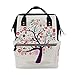 Produktbild Bunte Karikatur Wunderbare Baum Große Kapazität Wickeltaschen Mama Rucksack Multi Funktionen Windel Wickeltasche Tote Handtasche Für Kinder Babypflege Reise Täglichen Frauen