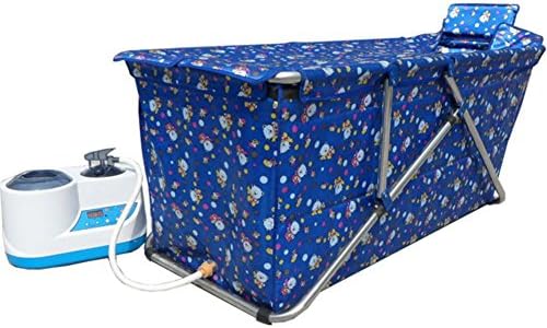 Adult Klapp Wanne/Badewanne Bidet/Einfache Freie aufblasbare Bade-Dunkelblau Version 6