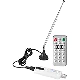 Mugast Digital DVBT2 TV Stick Tuner, Portable USB 2.0 DVB-T2/T/C+FM+DAB+SDR HDTV Receiver with Antenna, Digital HDTV Stick Re