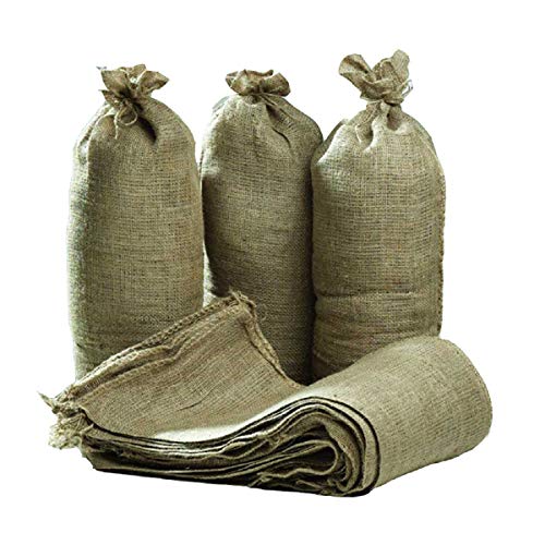 Hessian Sand Bags with Ring Ties 750x325mm (Qty Discounts) Flood Protection Sack (10)