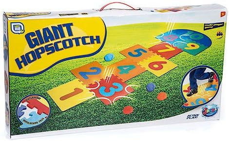 Childrens Giant Soft Foam Hopscotch Mat Tiles Kids Indoor Outdoor Garden Game.