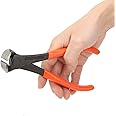 Kadimendium End Cutter Cutting Plier End Snips Nippers Nail Puller Remover Tool Wire Steel Fixers Pincer Cable Fret Cutters Flush Nips with Comfort Grips