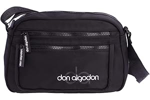 DON ALGODON Don Algodón Zeno, Bolso Bandolera Mujer, 25 x 9 x 17 cm