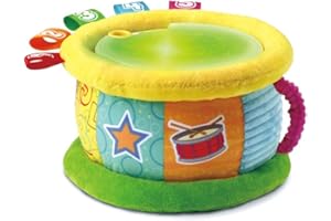 VTech - Tambour Lumi Magique - Jouet Musical Bébé / de 6 Mois à 3 Ans – Version FR