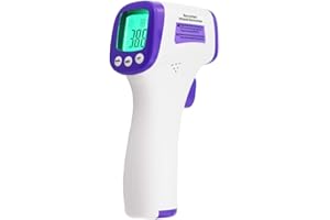 THERMOMETER WORLD Infrarot-Stirnthermometer für Erwachsene und Babys, hohe Genauigkeit, digitales klinisches Thermometer, berührungslos, Temperaturmessung, medizinischer Monitor