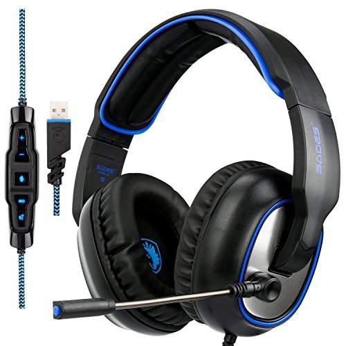 Preisvergleich Produktbild Sades Gaming Kopfhörer. R7 Black