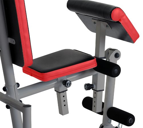 Christopeit Multistation Fitness-Station SP 20 XL, schwarz/weiß/rot, 145 x 115 x 200 cm, 1386 - 13