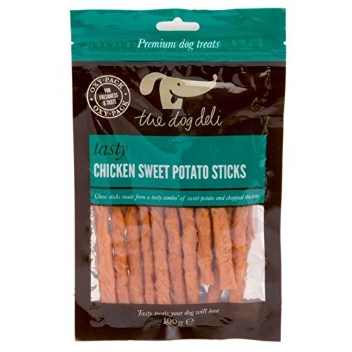 Preisvergleich Produktbild The Dog Deli - Hunde Leckerlis Hühnchen Süßkartoffel Sticks
